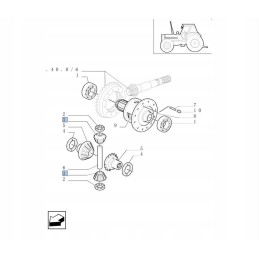 Diferencialinės pavaros palydovinis naujas Olandijos dėklas 4