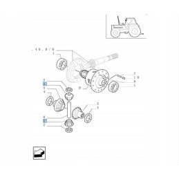Diferencialinės pavaros palydovinis naujas Olandijos dėklas 4