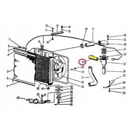 Guminis kabelis sustiprintas audiniu 951313 c 360 zetor