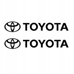 Šakinio krautuvo lipdukai, Toyota užrašas su logotipu, 20 cm