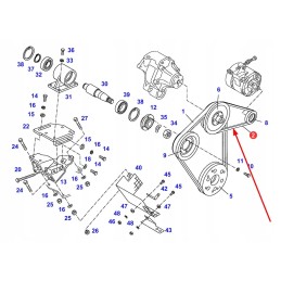 X696640600000 generatoriaus diržas avx10 x 840