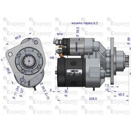 Starteris su reduktoriumi john deere expom kwidzyn
