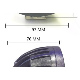 LED purkštuvo mėlyna 20w lempa