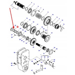 1692603m1 metalinis pavaros krumpliaračio žiedas