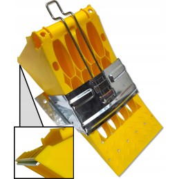 Ratų trinkelių užraktas, ratas 160mm, g46, metalinis tvirtinimas