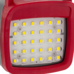 Darbinė lempa 30 LED 90W 400lm su akumuliatoriaus magnetu