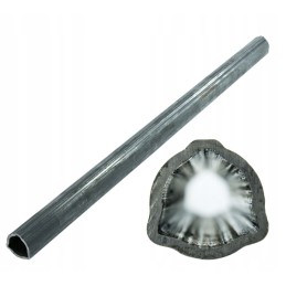 Išorinis ir vidinis trikampis vamzdis 36x3 4mm d