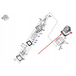 260400081132 vairo kolonėlės guminis dangtelis