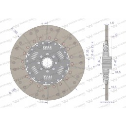 Sankabos disko korpusas ford new holland warynski