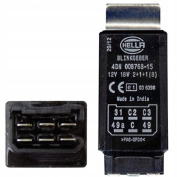 Posūkio signalo pertraukiklis 6 kontaktų 12v