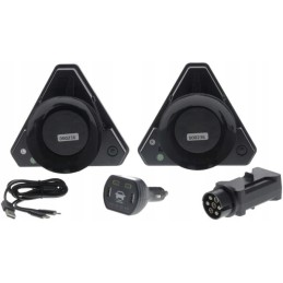 Belaidės LED trikampės lempos 12 24v su magnetu