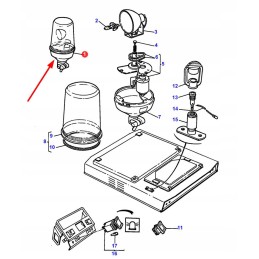 3389948m91 įspėjamoji lemputė