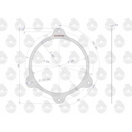 C360 užrakto mechanizmo dangtelio tarpinė originali