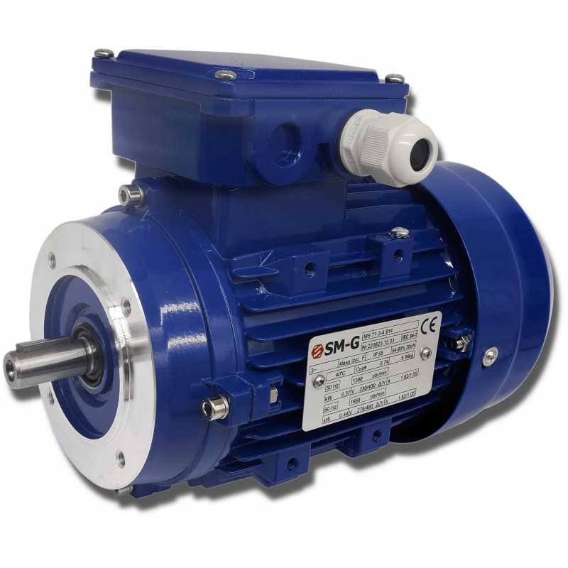 Elektros variklis 0 55kw 230 400v 1380rpm 3 fazis