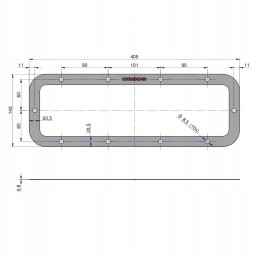 Reduktoriaus apatinis sandariklis krazelit 0 8mm c 360 orig