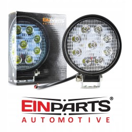 LED darbinė halogeninė lempa 27w, apvali, 60 laipsnių