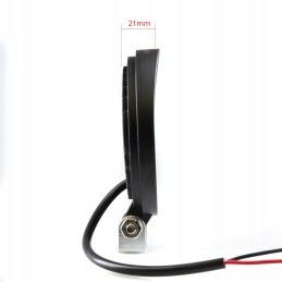 LED darbinė halogeninė lempa 27w, apvali, 60 laipsnių