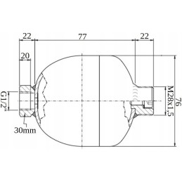 Hidroakumuliacinis akumuliatorius skelbimas 0 16l 210bar 1 2