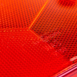 Dešinysis kolektyvinis lempos gaubtas W21P su atbulinės eigos kontūru