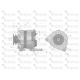 Kintamosios srovės generatorius ax 260000 c 360 new type expom eu