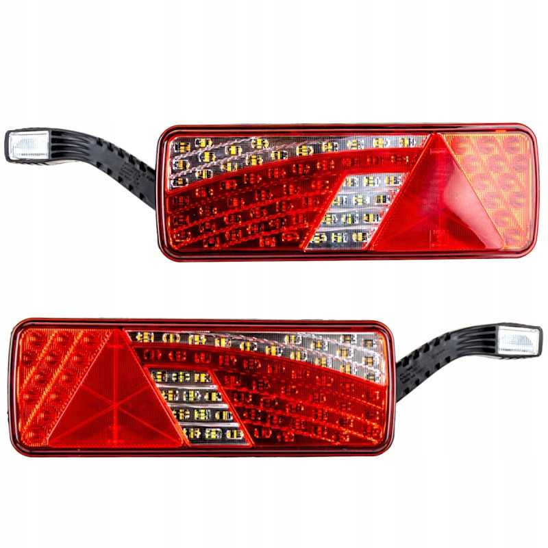 Kombinuoti galiniai gabaritiniai žibintai vilkiko puspriekabei