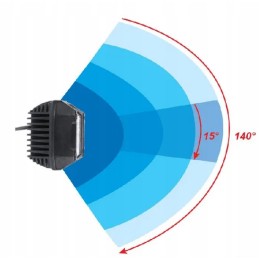 Kvadratinė LED darbo lempa LA10094
