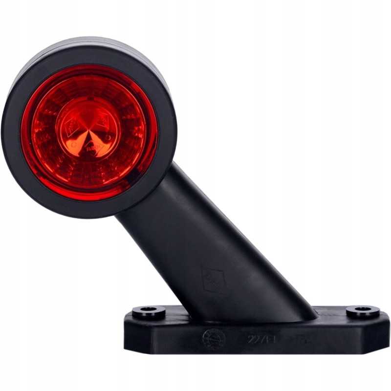 Kairioji gabaritinė lemputė 2 LED 12v 24v horpol