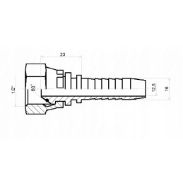 Dkr spaustukas dn16 1 2sn g1 2 x10 hidrolideris