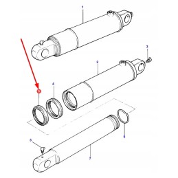 3900128m1 galinės jungties cilindro žiedas