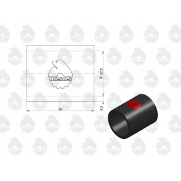 Warynski 50017032 viršutinė radiatoriaus žarna C330