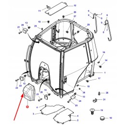 4377399m1 plastikinis dangtelis