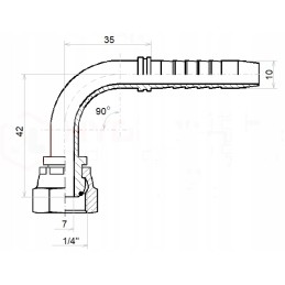 Dkr 90 spaustukas dn10 1 2sn g1 4 x 10 hidrolideris