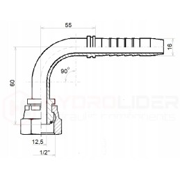 Dkr 90 spaustukas dn16 1 2sn g1 2 x 10 hidrolideris