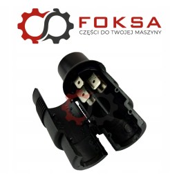 3 kontaktų plastikinis elektros kištukas