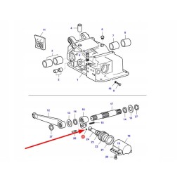Va046878 stūmoklio žiedo pavara