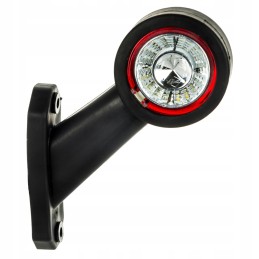 Balta ir raudona LED markerinė lempa, 12 24v, kairėje