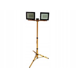 Dvigubų trikojų rinkinys su 2 LED prožektoriais 50W 60