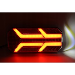 2x LED dinaminis kier neoninis kombinuotas galinis žibintas