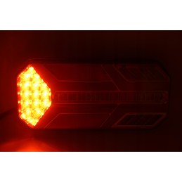 2x LED dinaminis kier neoninis kombinuotas galinis žibintas