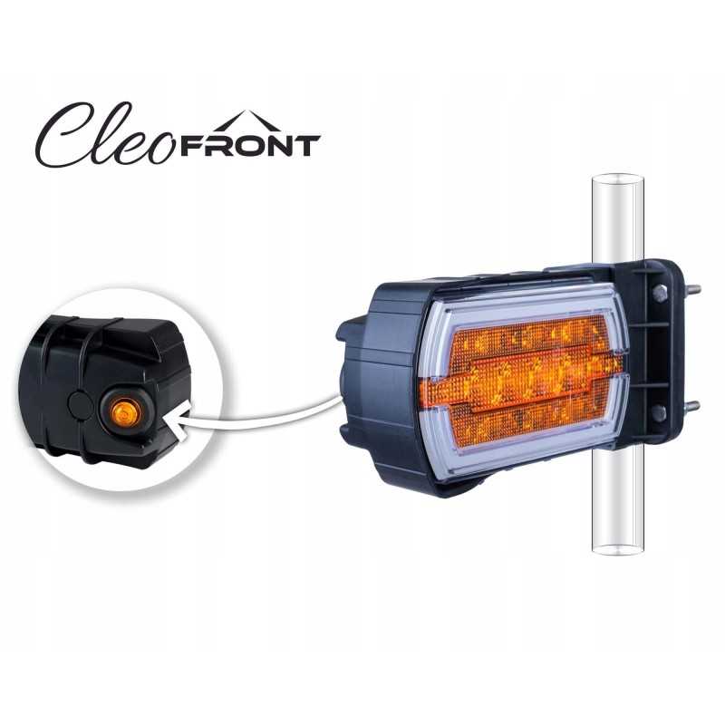 Cleofront kombinuotas priekinis žibintas su posūkio signalu