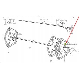 609934 00 variklio ritininis kaištis
