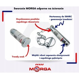 Prikabinimo šakės kaištis c 330 c 360 motogene