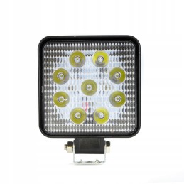 LED halogeninė darbo lempa 27w kvadratas 30 laipsnių