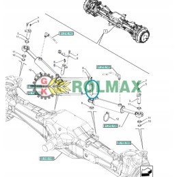Vairo pavaros kaištis New Holland Case 48078386