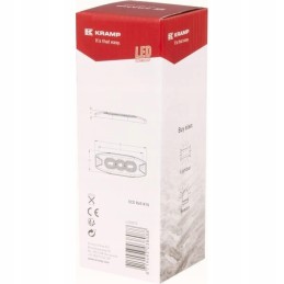 La20073 gintaro spalvos įspėjamoji lemputė 3 šviesos diodai