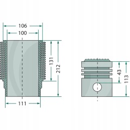 Variklio remonto komplektas 38018097 granitas