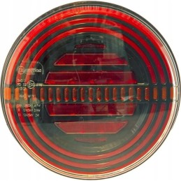 Apvalus LED galinis žibintas, 12 24v, fi 142mm