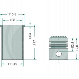 Variklio remonto komplektas 38006613 granitas