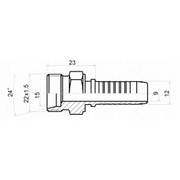 Tikslinis kalimas dn12 1 2sn m22x1 5 x10 hidrolideris