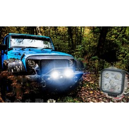 LED darbo lempa 12 24v 5x3w kvadratas